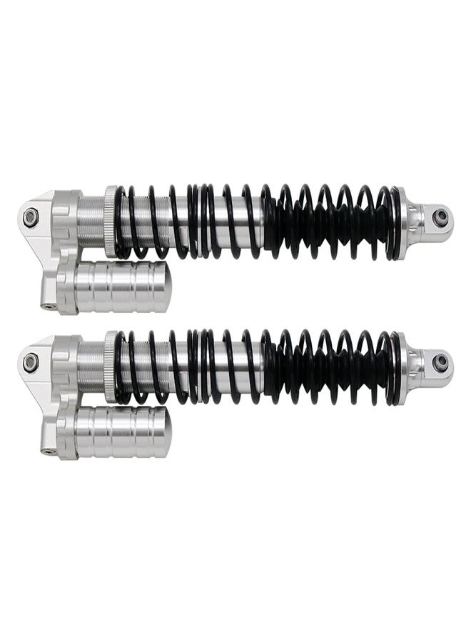 FLMLF Alloy CNC Rear Shock 8mm for 1/5 RC HPI Baja Rovan King Motor 5B 5T 5S (Silver) - Image 2